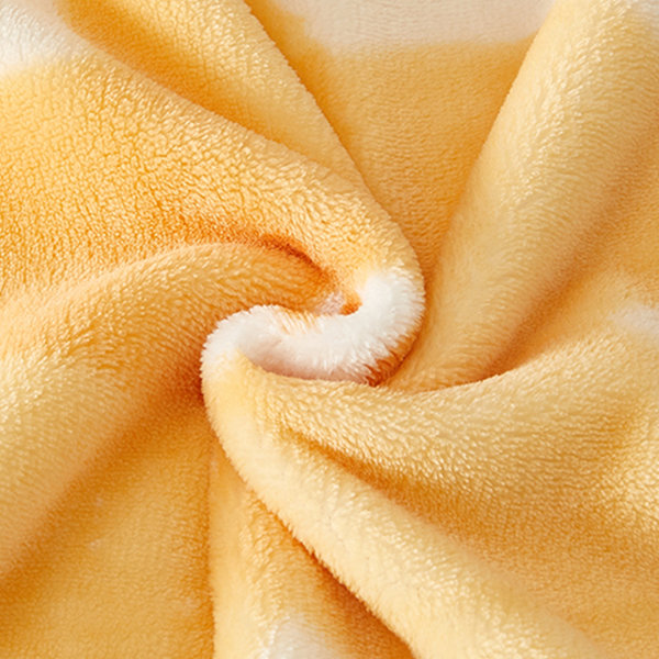 Berber Fleece Flower Blanket - Cyan - Orange - 3 Colors - 2 Sizes -  ApolloBox