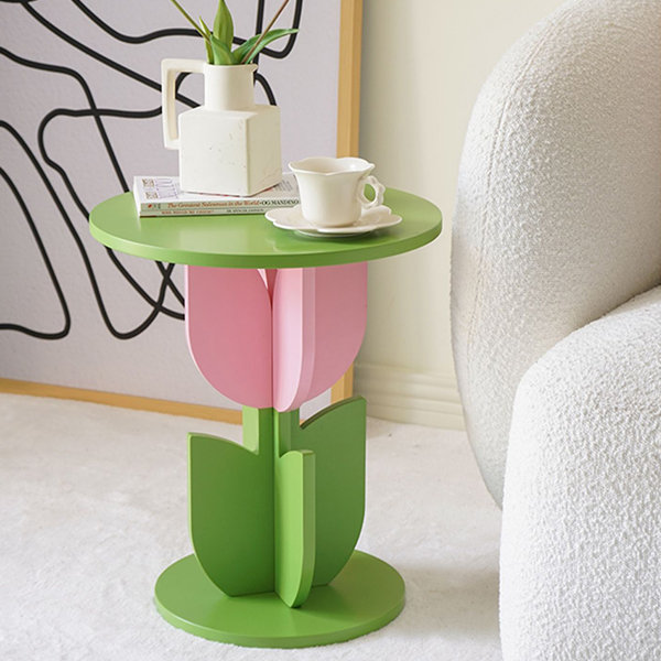 pink tulip table