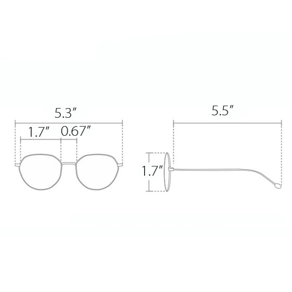 Black And White Frame Glasses - Stylish Design