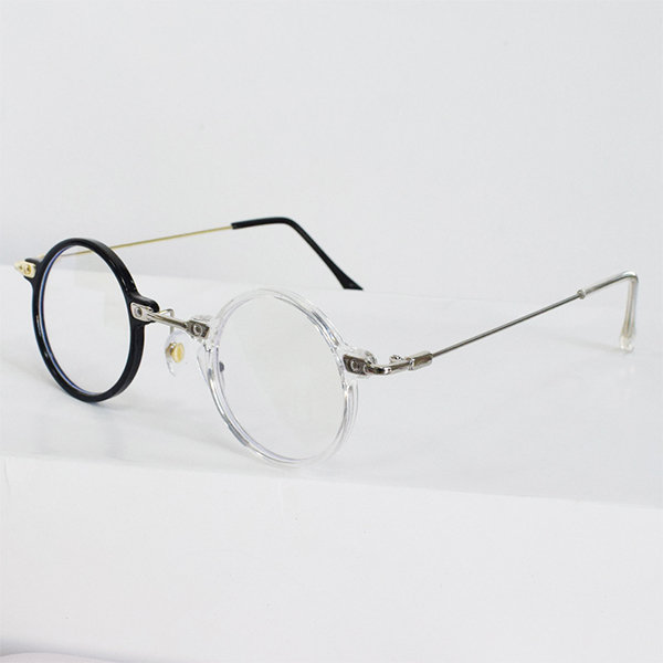 Black And White Frame Glasses - Stylish Design - ApolloBox