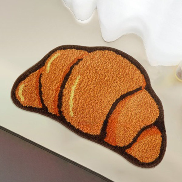Croissant Bathroom Mat - Absorbent - Antislip
