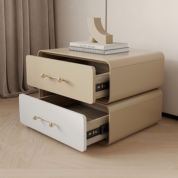 Modern Bedside Table - Wood - Gray - White - 8 Colors from Apollo Box