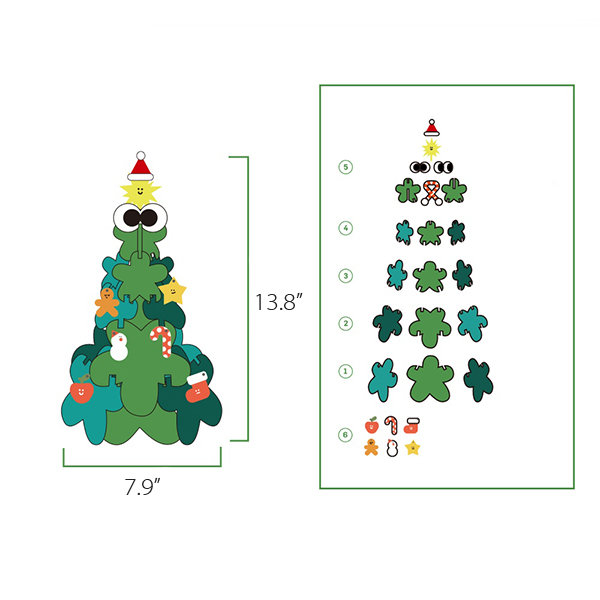 Christmas Ball Ornaments - Plastic - Green - Pink - Set Of 6 - ApolloBox