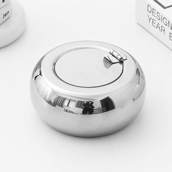 Ashtray- Round Stainless Steel