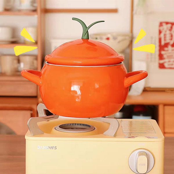 Cute Tangerine Pot - Ceramic - Kitchen Must-have from Apollo Box