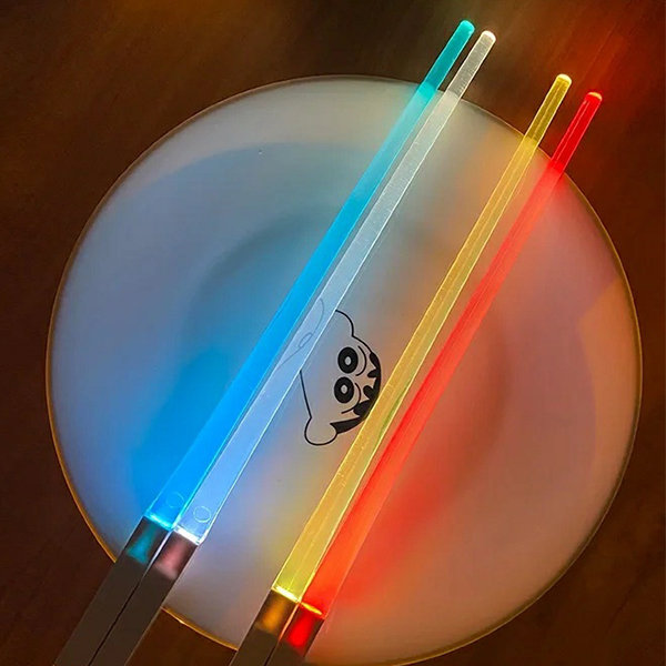 Luminous Chopsticks - Plastic - Blue - Green - 8 Colors