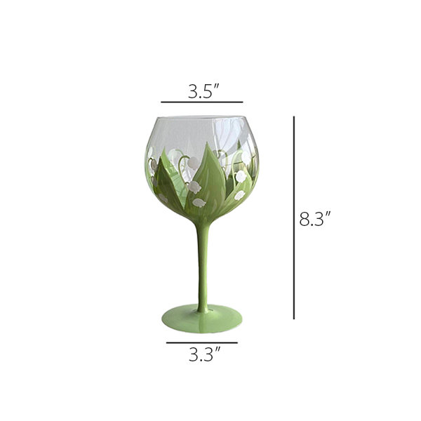 Lily Of The Valley Goblet - Glass