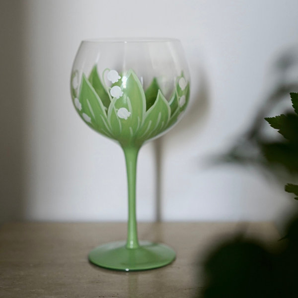 Lily Of The Valley Wine Glass - ApolloBox