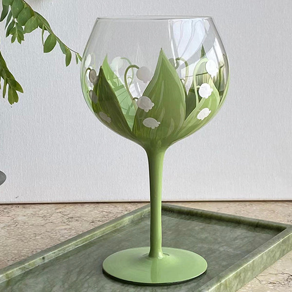 Lily Of The Valley Wine Glass - ApolloBox