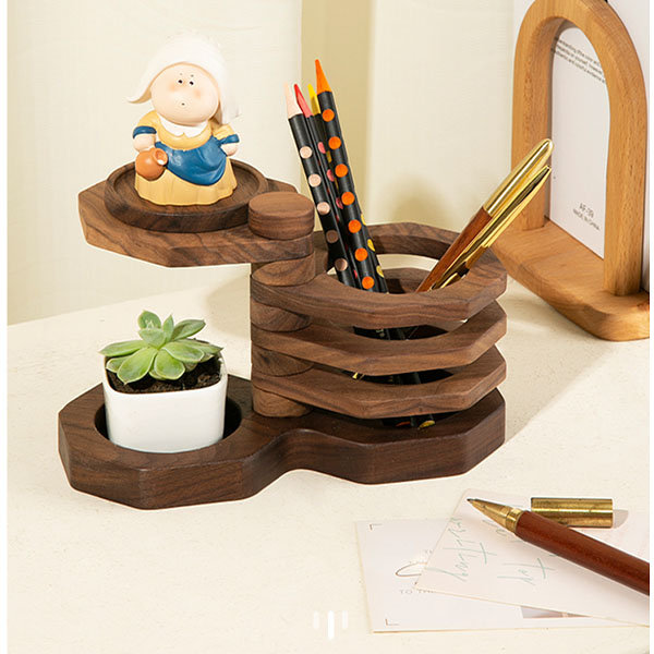 Pen Holder World's Best Boss Personalised Wooden Pen Pot Desk Tidy Pencil  Pot Pencil Holder Gift for Boss LC439 