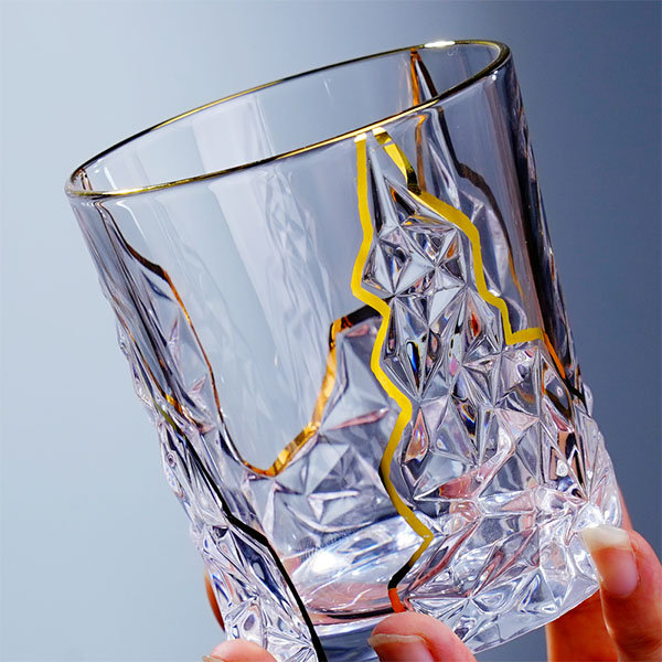 Glacier Inspired Drinking Glass - ApolloBox