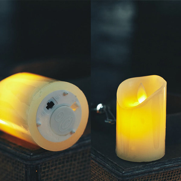 Japanese Style Candle Warmer Lamp - Metal And Wood - 2 Patterns - ApolloBox