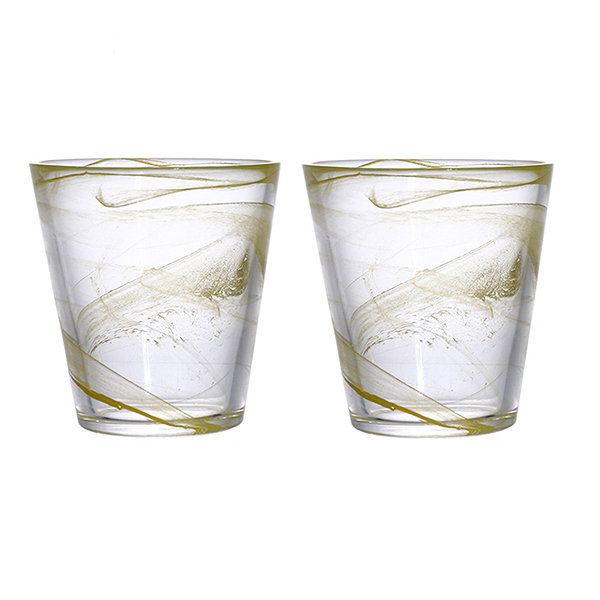 Textured Cup - Glassware - 4 Colors And 2 Sizes from Apollo Box