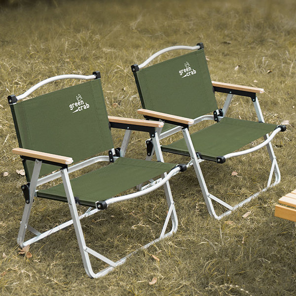 Folding Camping Chair Oxford Fabric & Aluminum Alloy Outdoor Chair