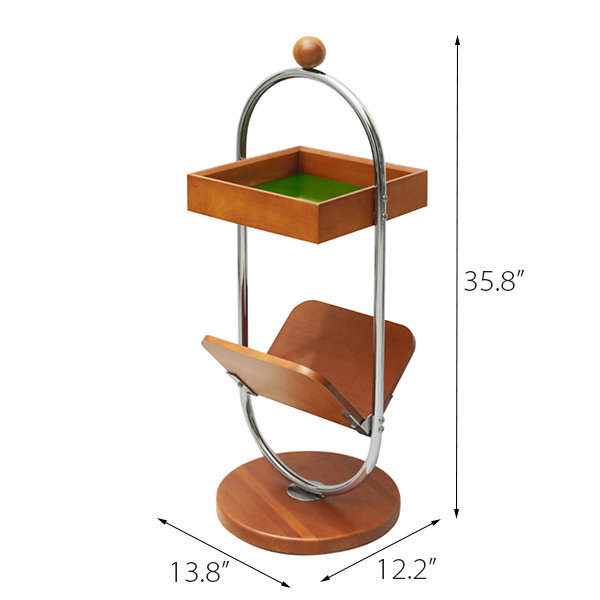 Wooden Storage Rack - Double Layers - Beech Wood from Apollo Box