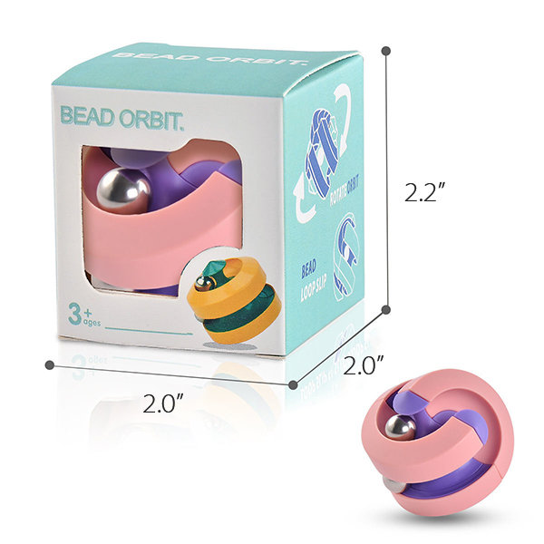 Bead Orbit Fidget Toy - Metal - 4 Colors Available - ApolloBox
