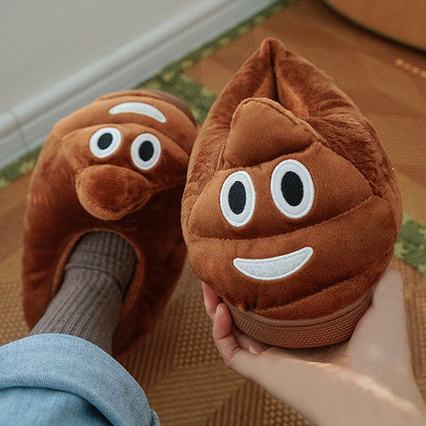 Funny Poop Slippers - 3 Sizes - Quirky - ApolloBox