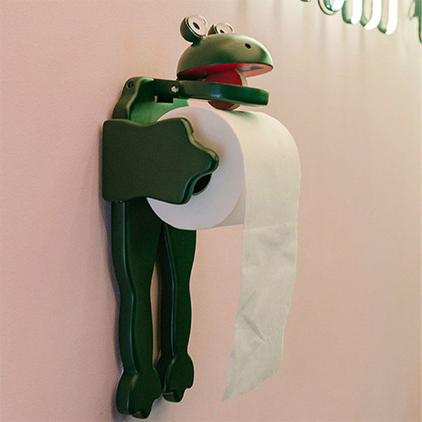 Frog on Unicycle, READ DESCRIPTION, Toilet Paper Holder 