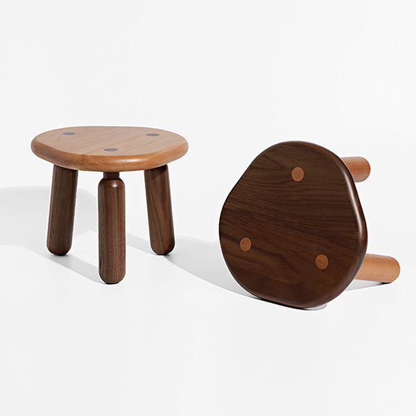 cartoon wooden stool