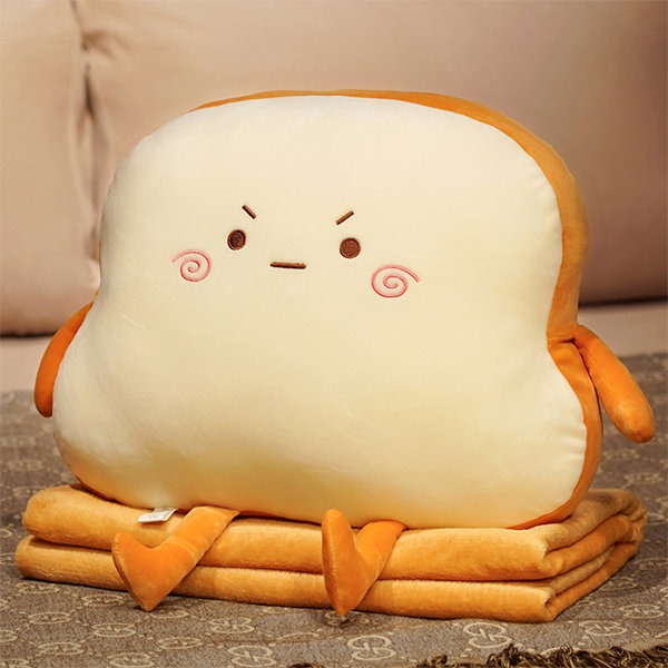 Toast Baguette Pillow 15.7 inches Funny French Bread Food Plush Toy for  Home Decor or Kids (Toast Bread) 