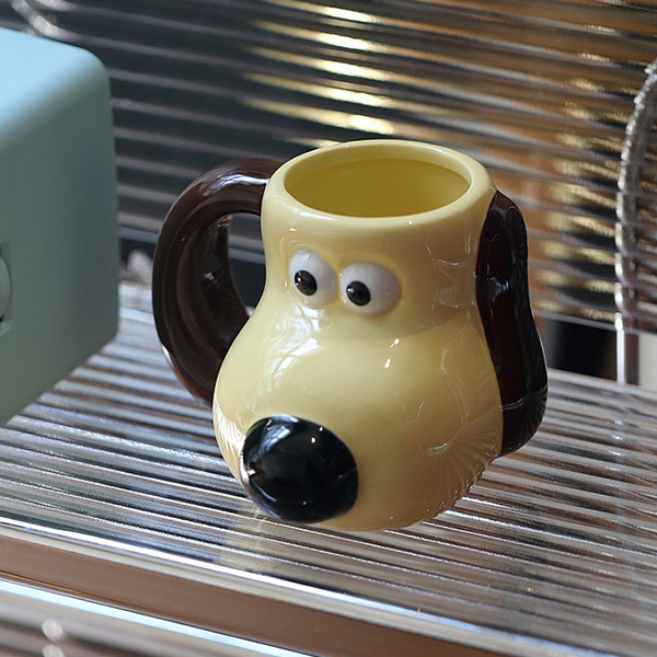 Cartoon Dog Mug - Ceramic - Large Capacity - ApolloBox