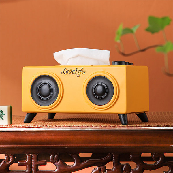 Retro Speaker Inspired Tissue Box - ApolloBox