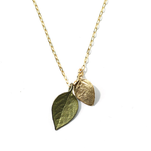 Basil Leaves Inspired Necklace Bronze ApolloBox