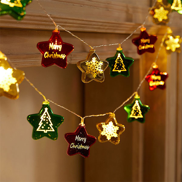 Christmas String Lights - 2 Patterns - 4 Sizes