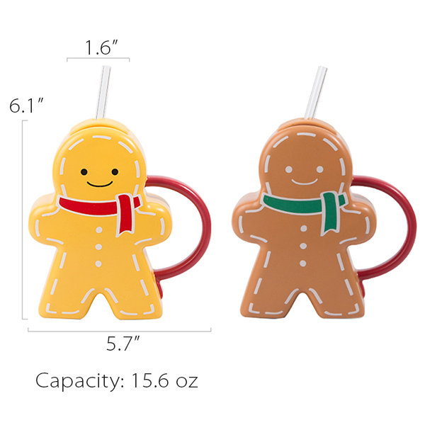 GINGERBREAD REUSABLE STRAWS – Bonjour Fête