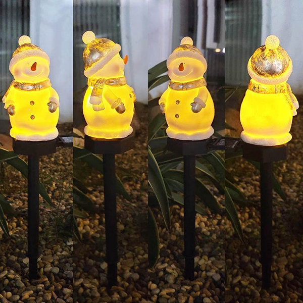 Solar Snowman Light - Festive - Fun - Outdoor Use