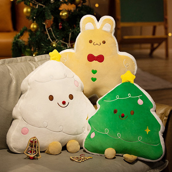 Gingerbread Man Pillow - PP Cotton - Bunny - Christmas Tree - ApolloBox