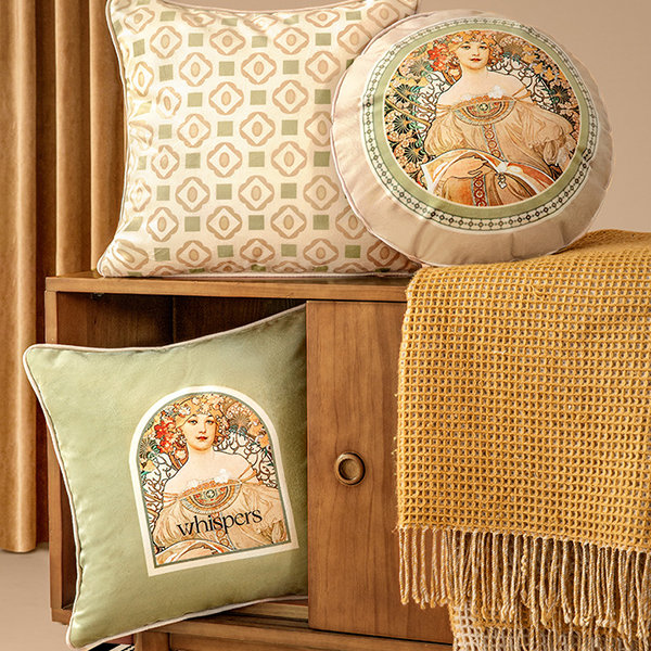 Pier one yellow online pillows