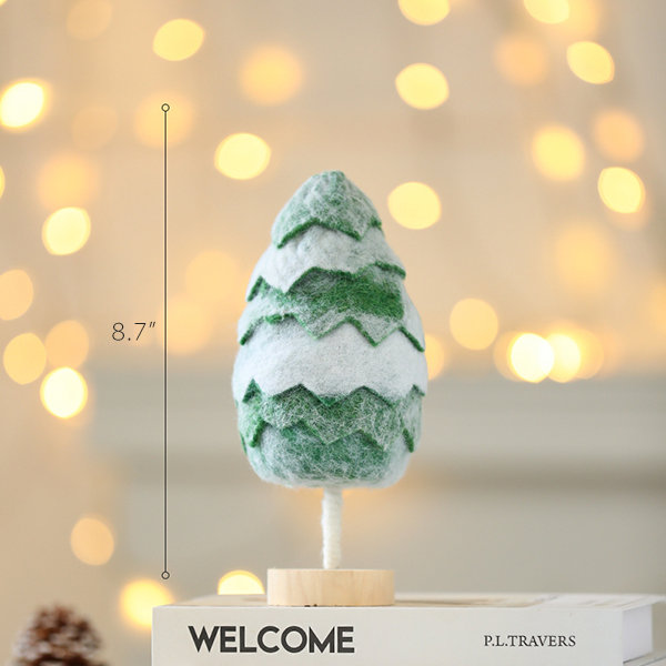 Feather Christmas Tree - Wood - Beautiful Color - ApolloBox