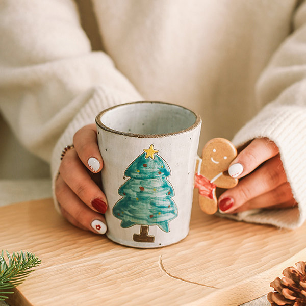 Cute Cartoon Owl Mug - Teapot - Ceramic - Brown - Cyan from Apollo Box