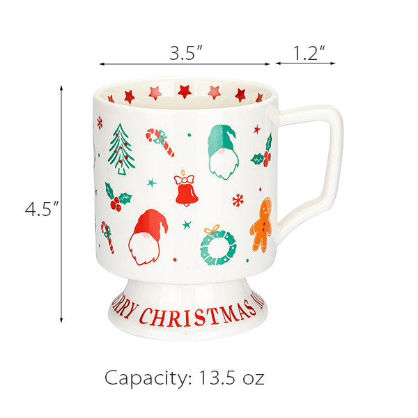 Cute Christmas Mug - Ceramic - Thickened Bottom Design