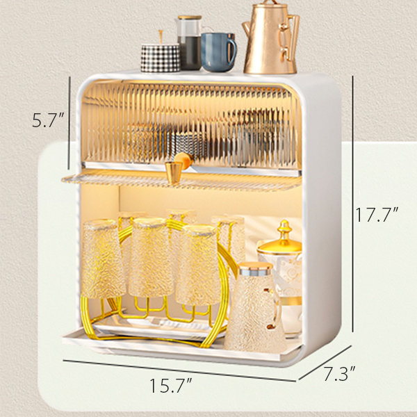 Dustproof Cup Storage Rack - Acrylic - 2 Patterns from Apollo Box