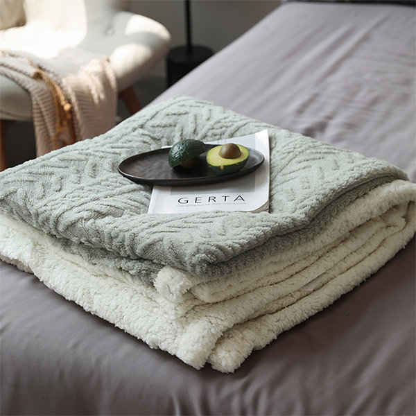 Cozy Thick Blanket - Winter Essential - Pink - Green - 5 Colors - ApolloBox