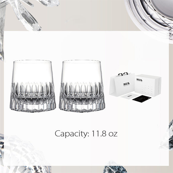 Whiskey Glass - Crystal Glass - Modern Design - ApolloBox