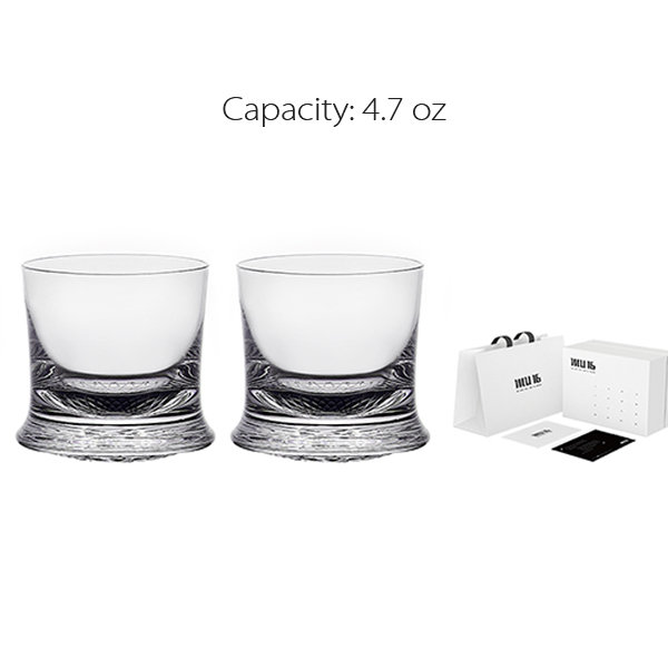 Whiskey Glass - Crystal Glass - Modern Design - ApolloBox