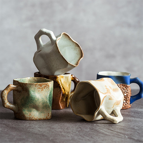 Handmade Pottery Tea Mug Vanilla White Mom Mug