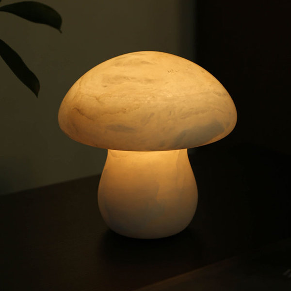 Mushroom Marble Table Lamp - Soft Glow