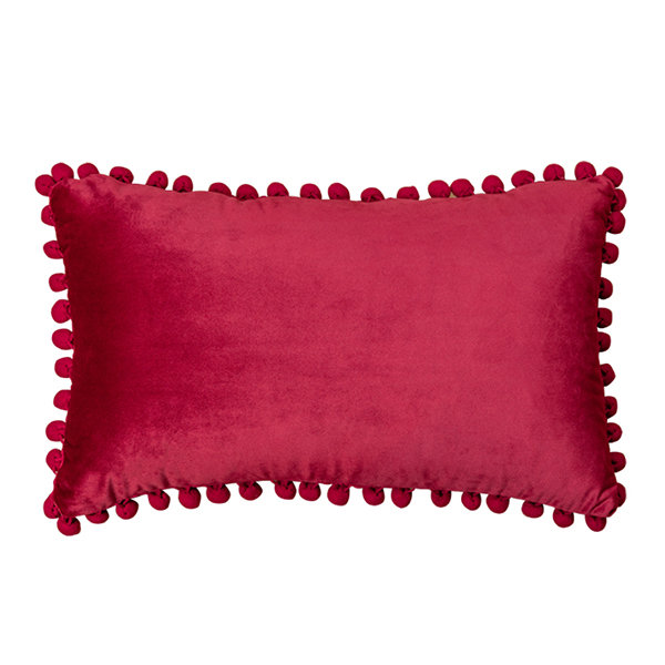 Soft Throw Pillow Cover - Velvet - Red - Pink - ApolloBox