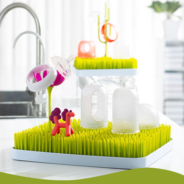 Baby Bottle Drying Rack - Green from Apollo Box