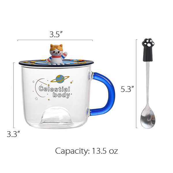 3D Cat Mug and Spoon from Apollo Box