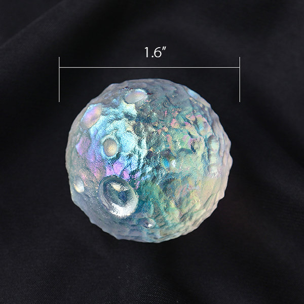 Moon Art Decor - Rock Crystal - White Turquoise