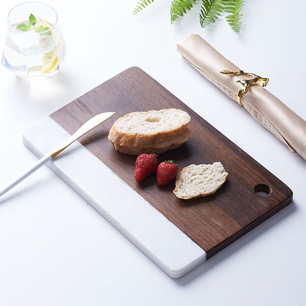 Bunny Cutting Board - Wood - Stainless Steel - 2 Sizes from Apollo Box