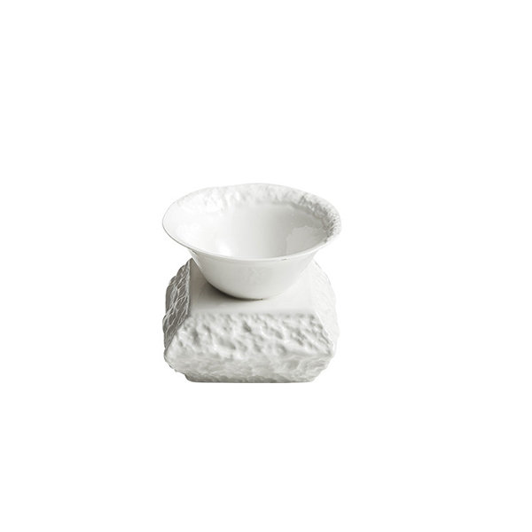 Ceramic Bowl - White - Yellow - 2 Sizes - ApolloBox