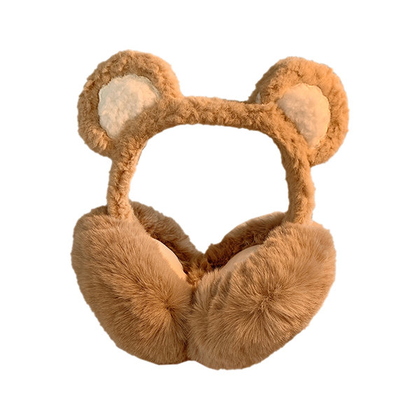Bear Ears Earmuffs - Ear Warmer - Khaki