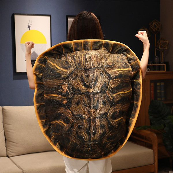 Turtle Shell Pillow - Polyester - Vivid Design from Apollo Box