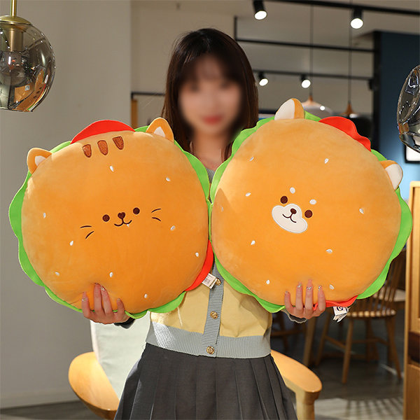 Burger cushion on sale